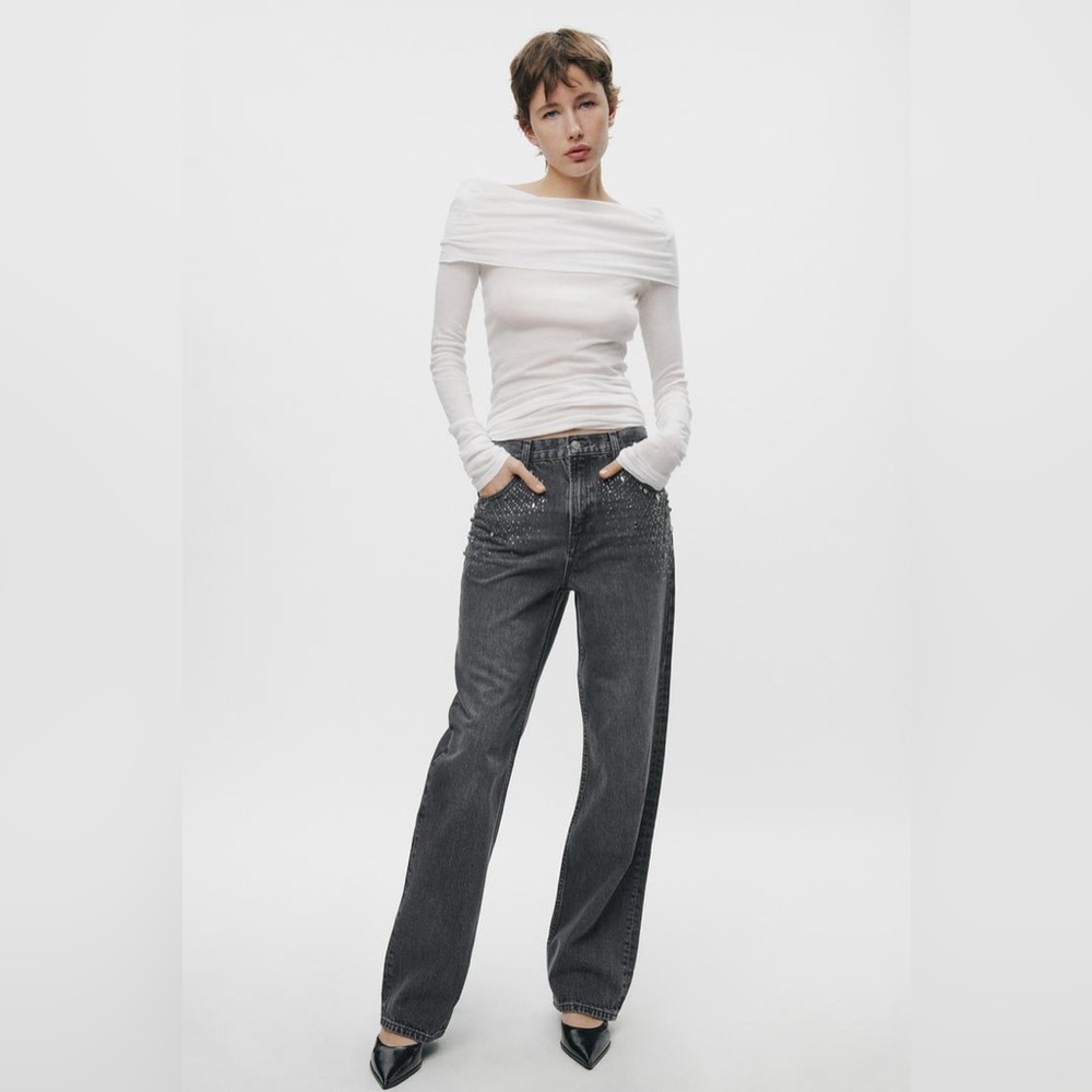 Zara Women's Black Jeans